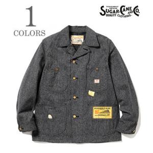 シュガーケーン ブラックコバート カバーオール SUGAR CANE 9oz. BLACK COVERT WORK COAT SC14373｜organweb