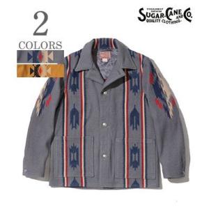 SUGAR CANE シュガーケーン 半袖 ランダムストライプ シャンブレー