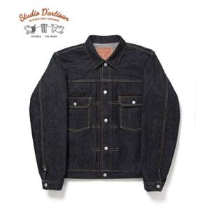 ステュディオダルチザン 100番台 15oz.デニム 2nd TYPE デニムジャケット STUDIO D'ARTISAN 2nd Type DENIM JACKET SD-412｜organweb