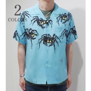 スターオブハリウッド 半袖 オープンカラーシャツ STAR OF HOLLYWOOD TARANTULA OPEN SHIRT SH37875｜organweb