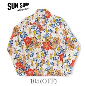 サンサーフ LONG SLEEVE RAYON ALOHA SHIRT &apos;24MODEL SUN S...