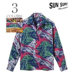 サンサーフ スペシャルエディション SUN SURF LONG SLEEVE RAYON ALOHA...