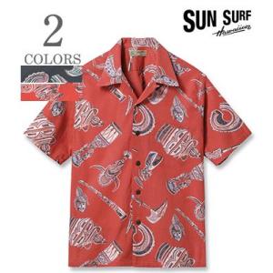 サンサーフ SHORT SLEEVE COTTON LINEN SLUBYARN OPEN SHIR...