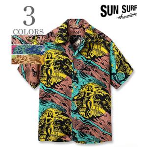 サンサーフ  スペシャルエディション SHORT SLEEVE RAYON ALOHA SHIRT ...