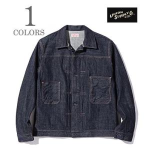 ユニオンサプライ 長袖 藍染 アヒナ シャツブラウス UNION SUPPLY 13.75oz. G...