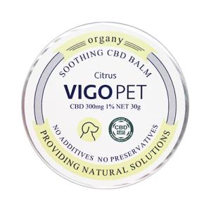 VIGOPET CBD BALM１％（犬用）300mg配合 30g シトラス 送料無料｜organy