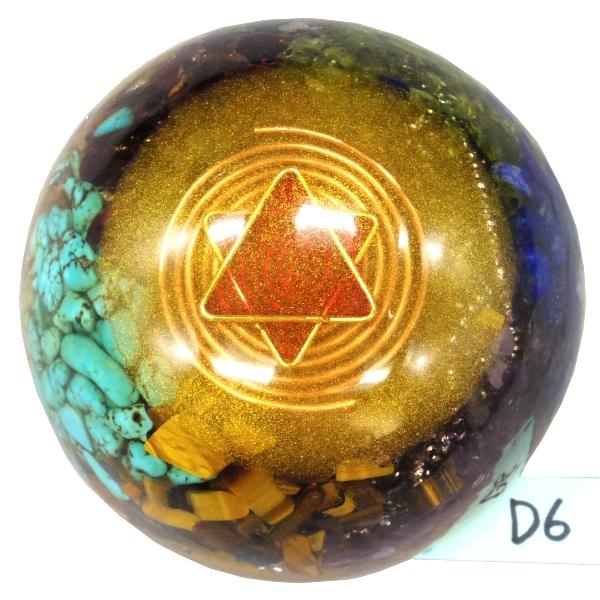 オルゴナイト プラス　ドーム型  D6　(パワーストーン 製品)