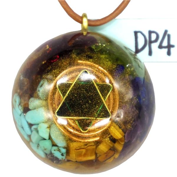 オルゴナイト プラス　ドーム ペンダント DP4　(パワーストーン  製品)