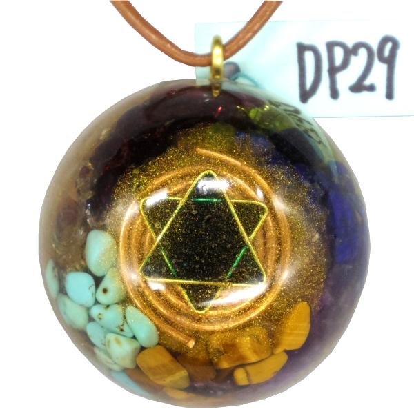 オルゴナイト プラス　ドーム ペンダント DP29　(パワーストーン 製品)