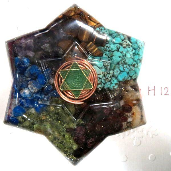 オルゴナイト プラス　星型　H12　(パワーストーン 製品)