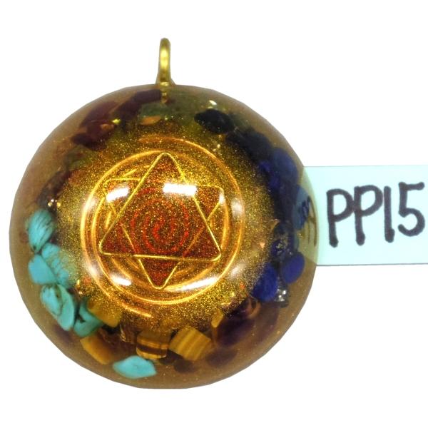 オルゴナイト プラス　ペットペンダント　PP15　(パワーストーン 製品)