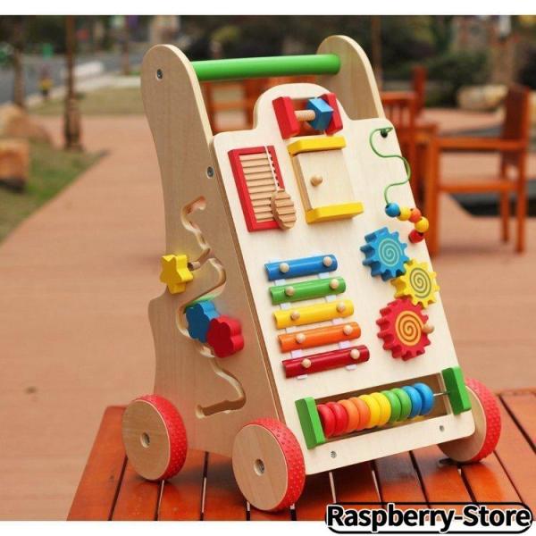 木製 おもちゃ 車 ベビーファーストウォーカー 誕生日 木のおもちゃ 知育玩具 赤ちゃん 手押し車 ...