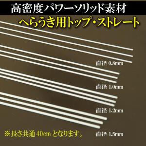 へら浮き用 高密度パワーソリッド素材トップ・ストレート10本セット−40cm(50258) ヘラブナ用品 ヘラウキ パーツ｜ori