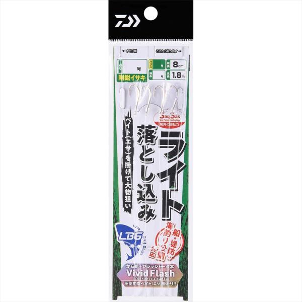 ダイワ 落とし込み仕掛けライト LBG から針+フラッシャー4本 10-10(da-353277)[...