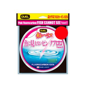 DUEL 4号 16LB 100m 魚に見えないピンクフロロ 船ハリス