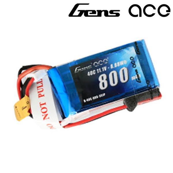 Gens Ace製 11.1V 800mAh 40C 3S 高性能 バッテリー DTS 200 対応...