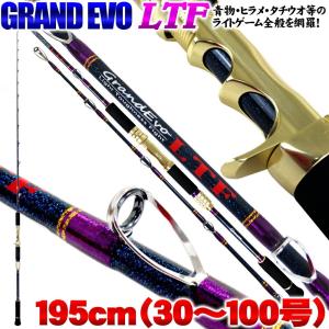 送料無料 アジ・イサキ〜青物落とし込み、タチウオ、ヒラメまで網羅 GRAND EVO LTF 195(30〜100号) (goku-950608)