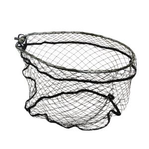 おり釣具 オーバルラバーネット 40×35 ガンメタ(ori-783323)爆買