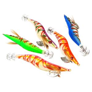 オルルド釣具 エギ 餌木ルアー エギング 10色セット 収納ケース付き