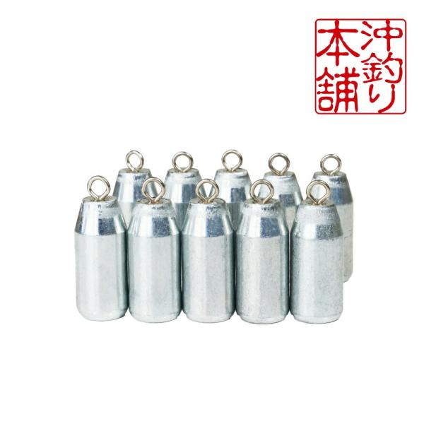 おり釣具 沖釣本舗オモリ エコバージョン 8号 10本入(ori-785372)[M便 1/3]爆買