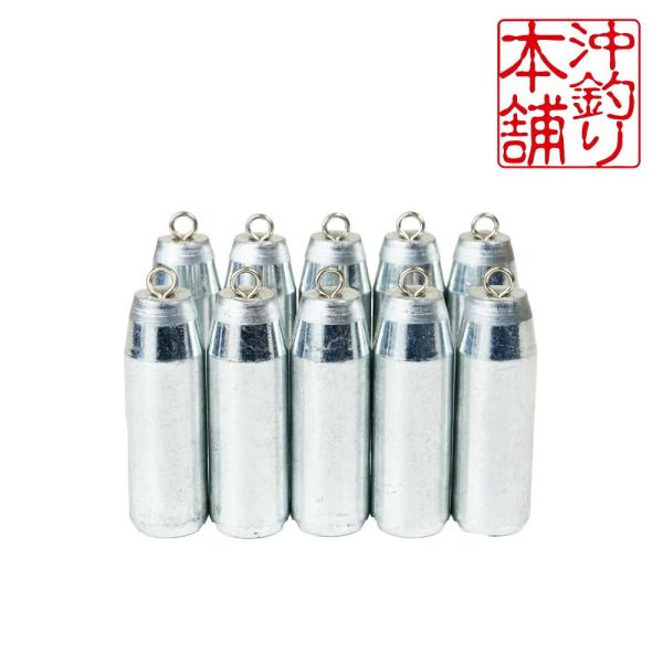おり釣具 沖釣本舗オモリ エコバージョン 25号 10本入(ori-785419)[M便 1/1]爆...