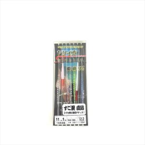 スッテ入り直結 バブルヅノ11cm 7本針 ヤリイカ用 直結イカ釣り仕掛け