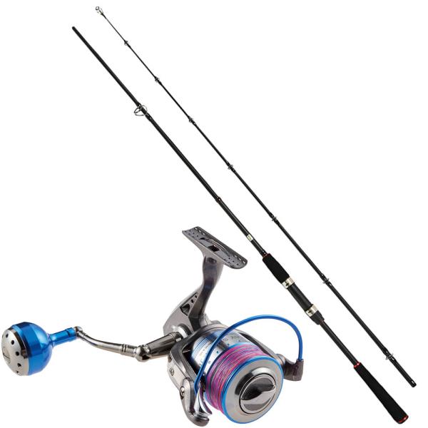 キャスティングタコに タコエギロッド＆スピニングリールセット ベイシック タコエギX 7.8F ＆ ...