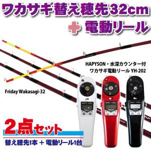 フライデー 電動ワカサギ 4点セット [ワカサギ穂先21cm ＆ ワカサギ