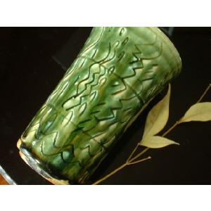 湯呑み 織部 鉄絵 (竹) だるま 玉山窯 G-11 : 織部の器 千瓢 - 通販