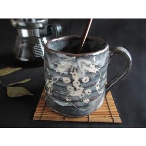 湯呑み 鼠志野 葡萄文 組湯呑み (桐箱入) 玉山窯 玉置保夫(監修) G-71