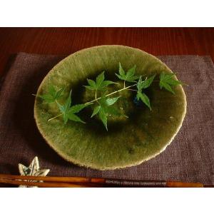 角皿 織部 魯山人写し 四方鉢 玉山窯 玉置保夫監修 G-86 : 織部の器 千