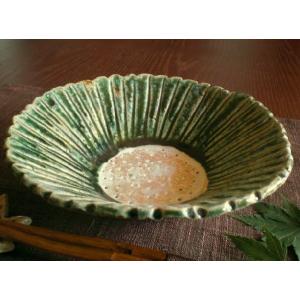 織部焼 皿 桜 長角大皿 現品限り item no.1f032 : ハマダヤ食器店