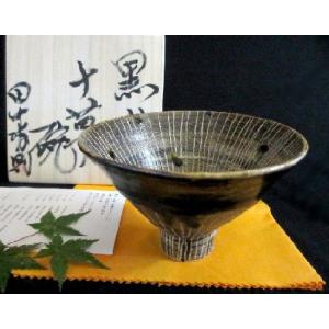 抹茶碗 志野 茶碗（共箱）源九郎窯 加藤健 KA-189 : 織部の器 千瓢