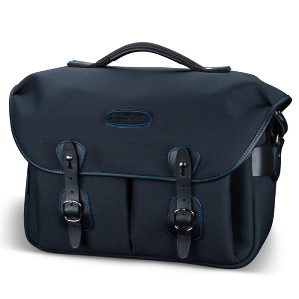 Billingham Hadley One｜ブラックファイバーナイト x ブラックレザー x ブルー...