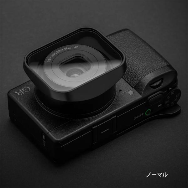 SQUAREHOOD｜スクエアフード｜RICOH GR III、IIIX専用アルミフード｜GLASS...