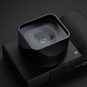SQUAREHOOD｜スクエアフード｜RICOH GR IVシリーズ専用アルミフード｜GLASS｜フィルター組込モデル｜Type 2