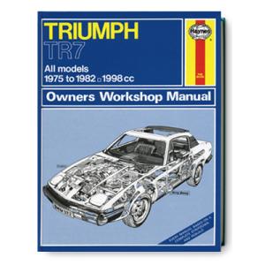 TRIUMPH(トライアンフ)・TR7・1975-1982・オーナーズ・ワークショップ・マニュアル｜oriflame