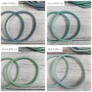 ヘアゴム リングゴム 太 1本 くすみカラー ...の詳細画像4
