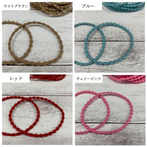 ヘアゴム リングゴム プードル 細 1本 カラ...の詳細画像2