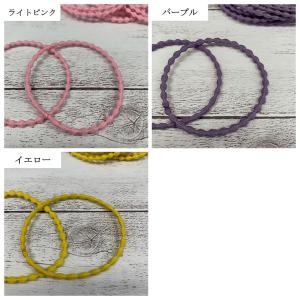 ヘアゴム リングゴム プードル 細 1本 カラ...の詳細画像3