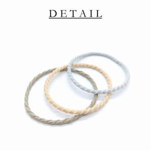 ヘアゴム リングゴム ツイスト ミックス ツイ...の詳細画像5