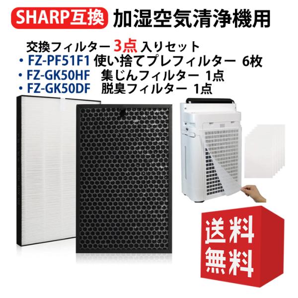 fz-gk50hf-fz-gk50df FZ-GK50HF集じんフィルター FZ-GK50DF 脱臭...
