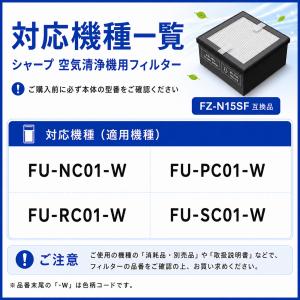 FZ-N15SF シャープ空気清浄機用フィルタ...の詳細画像2
