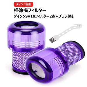 ダイソン掃除機 SV18 デジタルスリム用フィルター（2個）掃除機フィルター 互換フィルター sv18ff コードレス 互換品 2個入り HEPAフィルター 97061201