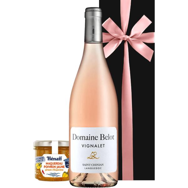 ワイン おつまみ ギフトセット【無料 ギフト箱 リボンラッピング メッセージカード】フランス ロゼワ...