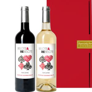 紅白ワイン ギフトセット【無料 メッセージカード】フランス 赤ワイン 白ワイン 750ml 飲みやすい お祝い 記念日 内祝 お返し 男性 女性 送料無料
