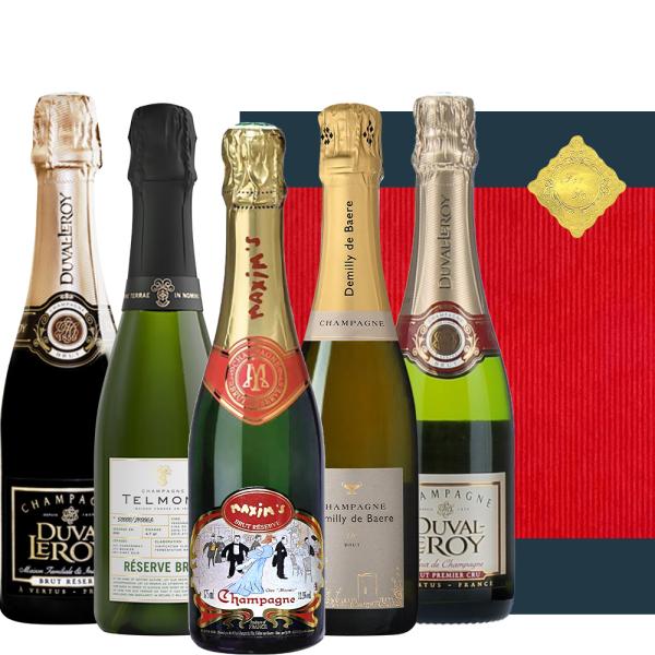 父の日 シャンパンギフト セット 高級 ワイン ワインセット 飲み比べ フランス ハーフボトル 37...