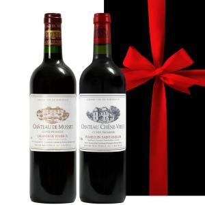 父の日 ワイン 赤ワイン 2本セット 辛口 フランス ボルドー 飲み比べセット プレゼント 高級 お祝い