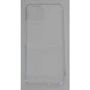 Google Pixel 4専用 ポリカーボネイト製 (PC) 無地 スマホケース クリア 透明 グ...