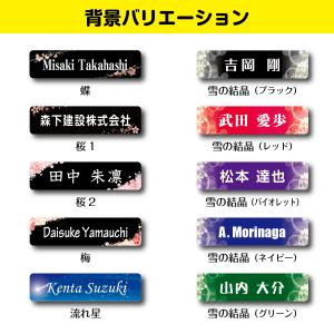 お名前シール【アーバンタイプ】+キーホルダー付...の詳細画像2